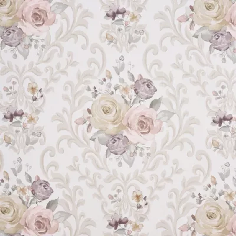 Royal Court Chardonnay Floral Quilt Set