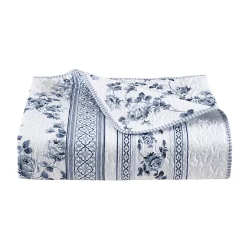 Royal Court Rialto Floral Quilt Set