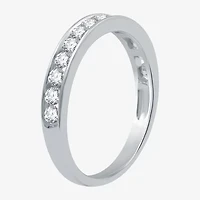 (F / SI2) Signature By Modern Bride Womens 2 1/2 CT. T.W. Lab Grown White Diamond Round Channel Bridal Set 10K Gold