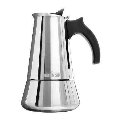 London Sip Stainless Steel Stovetop Espresso 6-Cup Coffee Maker