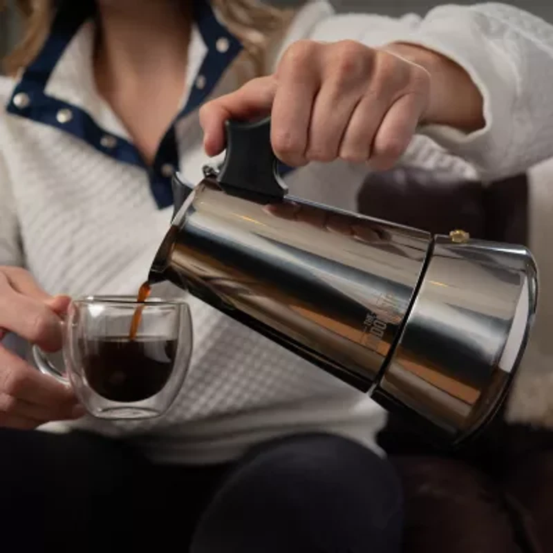 London Sip Stainless Steel Stovetop Espresso 6-Cup Coffee Maker