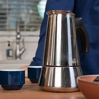 London Sip Stainless Steel Stovetop Espresso 6-Cup Coffee Maker