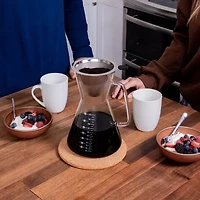 London Sip Glass Brewing System 8 Cup Coffee Carafe