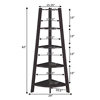 Convenience Concepts Newport 5-Shelf Bookcase
