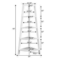 Convenience Concepts Newport 5-Shelf Bookcase