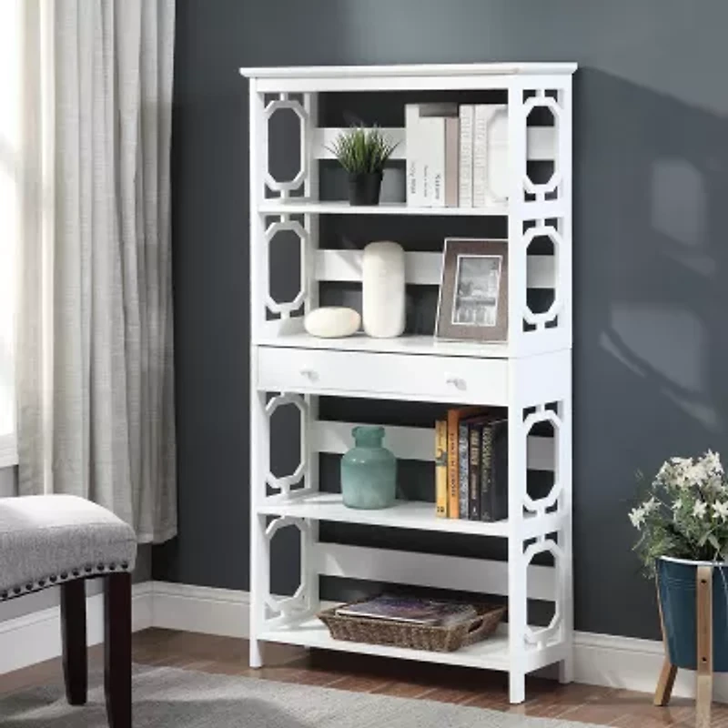 Omega 5-Shelf Bookcase