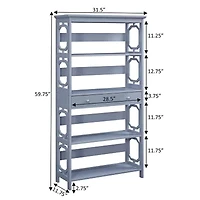 Omega 5-Shelf Bookcase