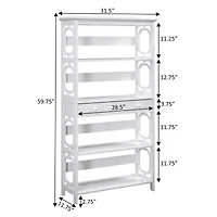 Omega 5-Shelf Bookcase