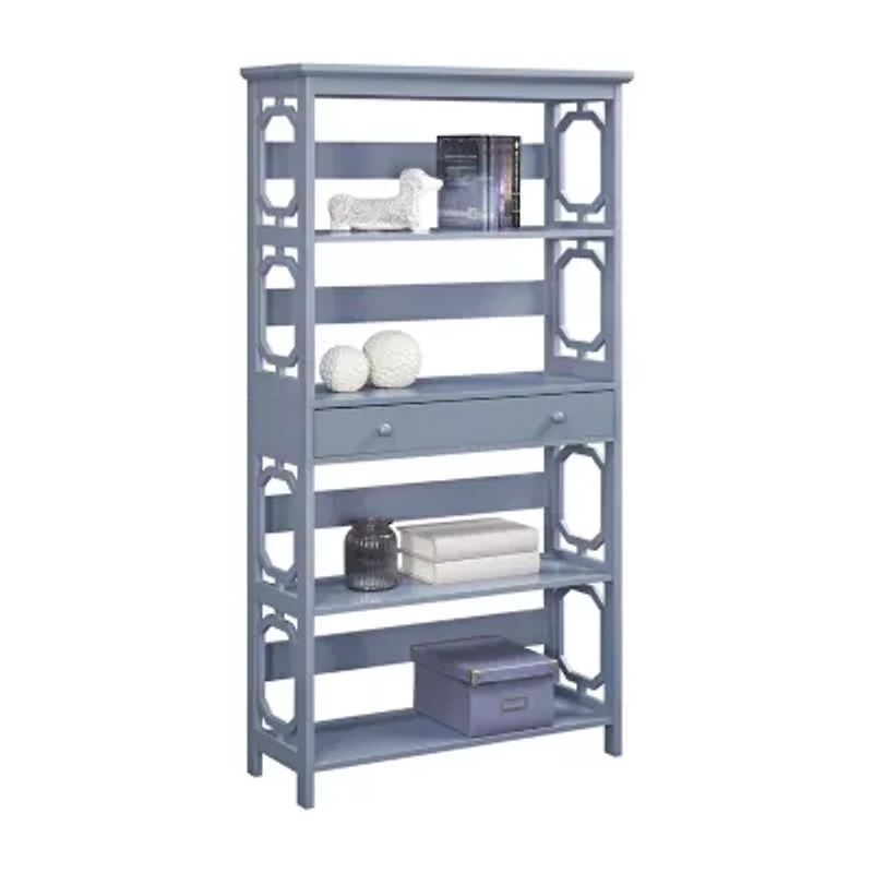 Omega 5-Shelf Bookcase
