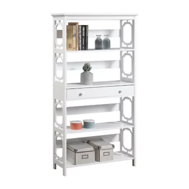 Omega 5-Shelf Bookcase