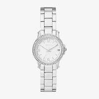 Relic By Fossil Womens Silver Tone Bracelet Watch Zr34646