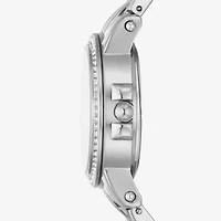 Relic By Fossil Womens Silver Tone Bracelet Watch Zr34646