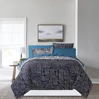 Home Expressions Holden Geometric Reversible Complete Bedding Set with Sheets