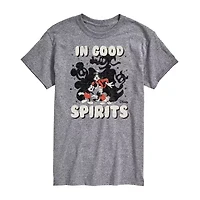 Mens Short Sleeve Mickey and Friends Halloween Graphic T-Shirt