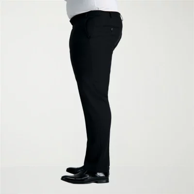 Haggar Smart Wash With Repreve Mens Classic Fit Big and Tall Dress Flat Front Pant