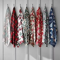 North Pole Trading Co. Holiday Velvet Plush Throw