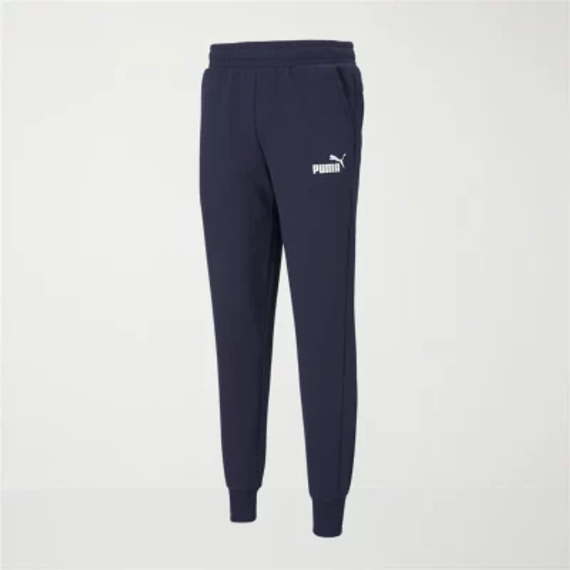 PUMA Essentials Mens Ankle Mid Rise Regular Fit Fleece Sweatpant