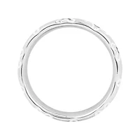 Personally Stackable Sterling Silver Flower Stackable Ring