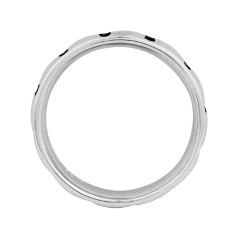 Personally Stackable Sterling Silver Cross Stackable Ring