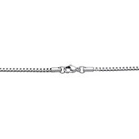 Mens Stainless Steel Inch Box Chain Necklace