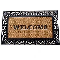 Scroll Welcome Rectangular Doormat - 18"X30"