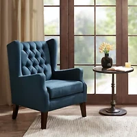 Madison Park Roan Button Tufted Wing Chair
