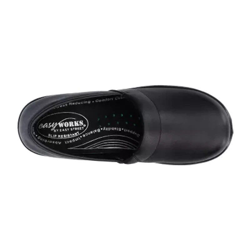Easy Works By Street Laurie Womens Round Slip-On Shoe