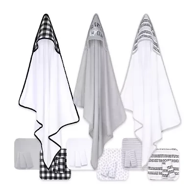 The Peanutshell Grey Check 23-pc. Gift Set