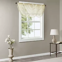 Madison Park Iris 38"W X 46"L Rod Pocket Valance