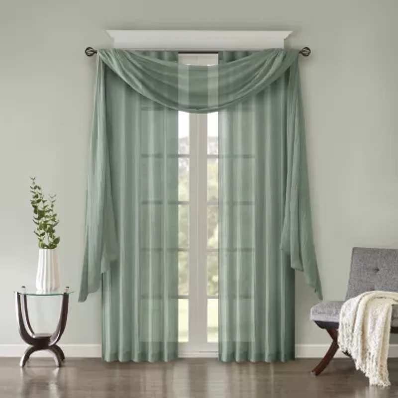 Madison Park Kaylee Scarf Valance