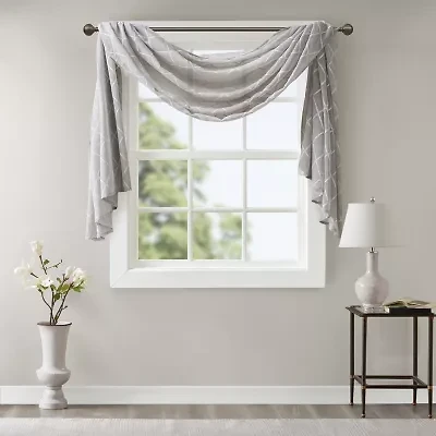 Madison Park Iris Scarf Valance