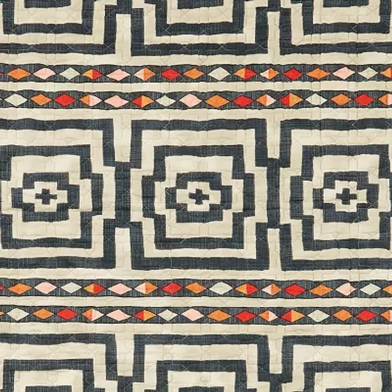 JUNGALOW by Justina Blakeney Hypnotic 3-pc. Reversible Quilt Set