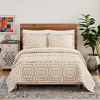 JUNGALOW by Justina Blakeney Hypnotic 3-pc. Reversible Quilt Set