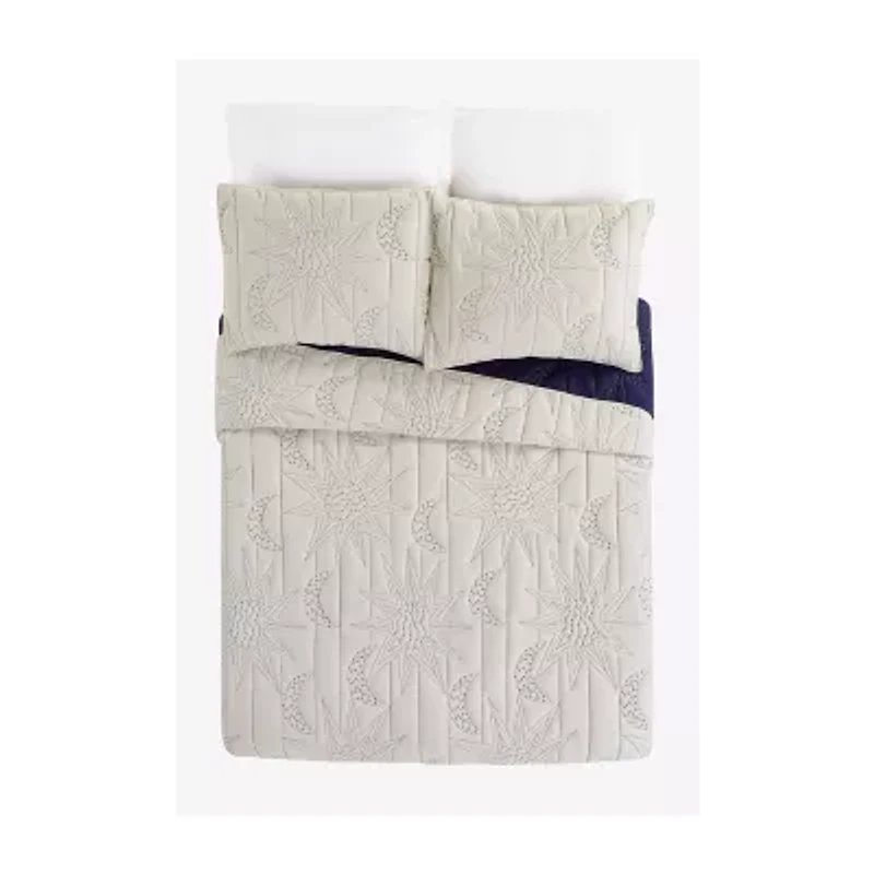 JUNGALOW by Justina Blakeney Sun Moon Reversible Quilt Set