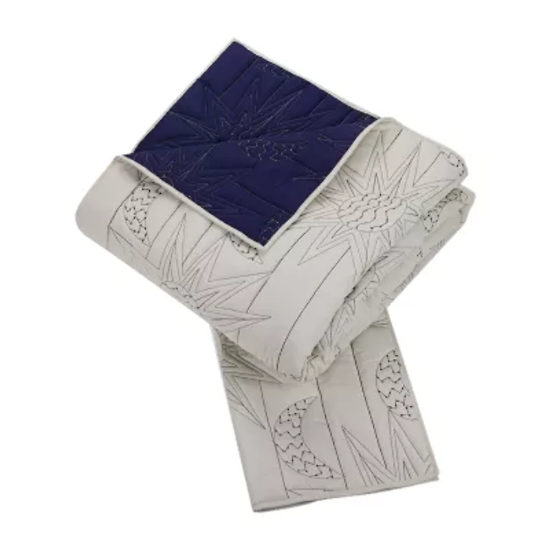 JUNGALOW by Justina Blakeney Sun Moon Reversible Quilt Set