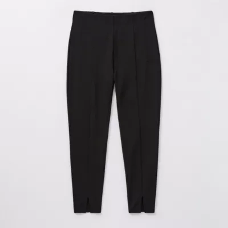 Stylus Womens Ankle High Rise Pull-On Pant