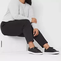 Stylus Womens Plus Tapered High Rise Pull-On Pant