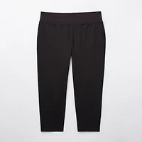 Stylus Womens Plus Tapered High Rise Pull-On Pant