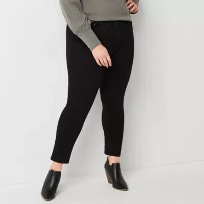 a.n.a Womens Stretch Fabric Skinny Fit Plus Jean