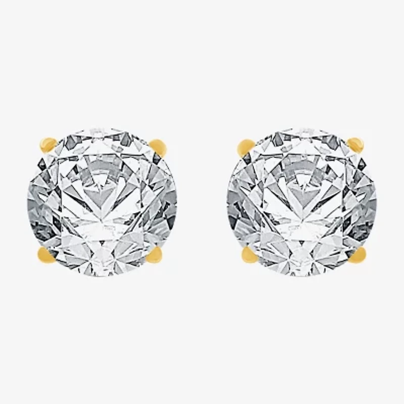 Ever Star 3 CT. T.W. Lab-Grown ( G/SI1-SI2 ) Diamond 14K Gold Round Stud Earrings