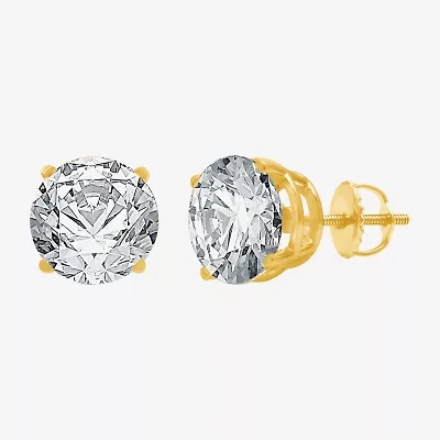 Ever Star 3 CT. T.W. Lab-Grown ( G/SI1-SI2 ) Diamond 14K Gold Round Stud Earrings