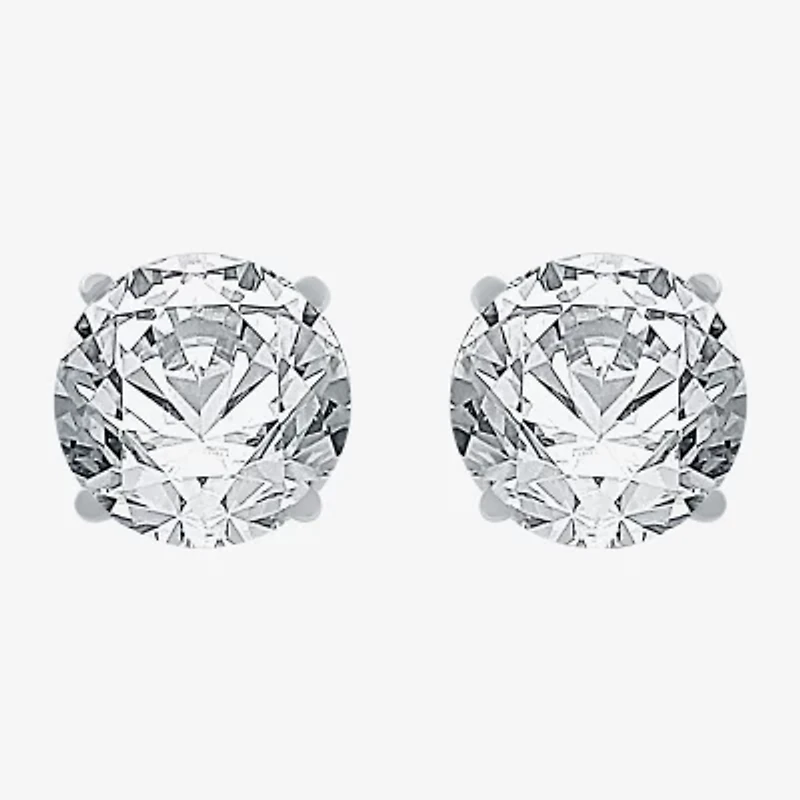 Ever Star 3 CT. T.W. Lab-Grown (G / Si2-I1) Diamond 14K Gold Round Stud Earrings