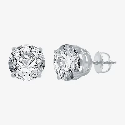 Ever Star 3 CT. T.W. Lab-Grown (G / Si2-I1) Diamond 14K Gold Round Stud Earrings