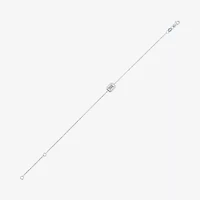 Diamond Addiction (G-H / Si2-I1) Womens 10K Gold 8 Inch Cable Chain Bracelet