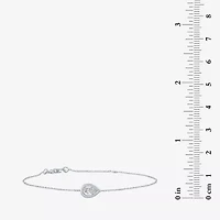 Diamond Addiction (G-H / Si2-I1) Womens 1/2 CT. T.W. Lab Grown White Diamond 10K Gold Pear Charm Bracelet