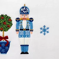 Avanti Nutcracker Trellis Holiday Bath Towel