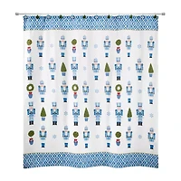 Avanti Nutcracker Trellis Shower Curtain