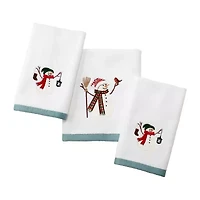 Avanti Snowman Park 2-pc. Fingertip Towel