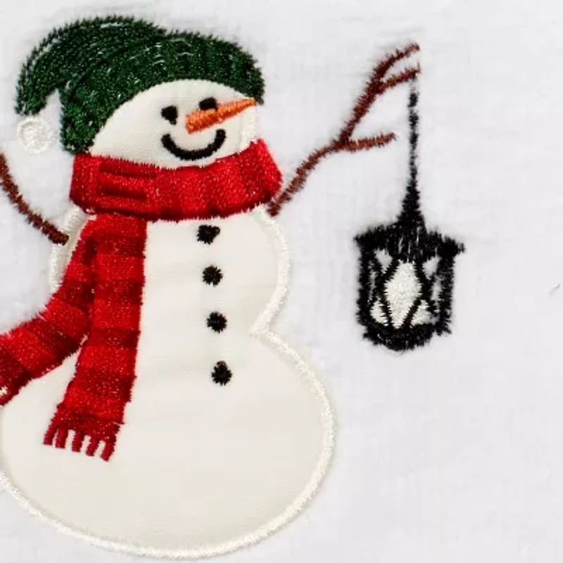 Avanti Snowman Park 2-pc. Fingertip Towel