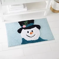 Avanti Blue Snoman Bath Rug